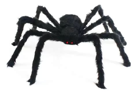 Decoración Halloween Fiestas Araña De Felpa Gigante 50cm Cuotas sin