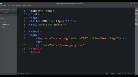 How To Create A Tooltip With Only Html Youtube