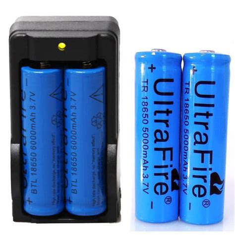 4 ADET UltraFire 3 7v 5000mAh 18650 Pil Li ion Şarj Edilebilir Pil