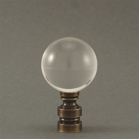 C84 BA3 AB Polished Ball 30MM Finial Showcase