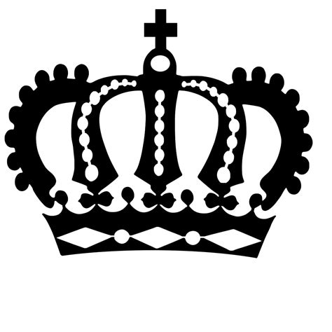 King And Queen Crown Silhouette