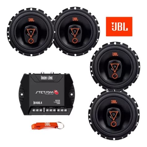 Jogo Auto Falante Jbl Portas 320w Modulo Stetsom Ir 400 4