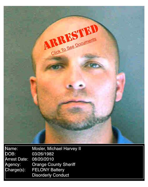 7th Arrest – Orange County Sheriff – FELONY Battery, Disorderly Conduct ...