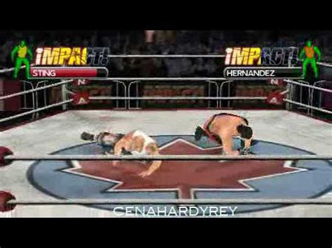 Tna Impact Cross The Line Psp My Gameplay Youtube