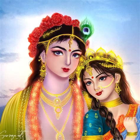 Radha Krishna On Artstation At Artwork 8bdkox Cute Couple Art