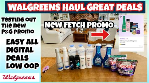 WALGREENS HAUL/ New P&G promo/ Testing out what’s working/ Easy all ...