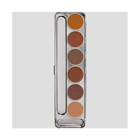 Kryolan Dermacolor Camouflage Cream Palette 6 Colors Model D