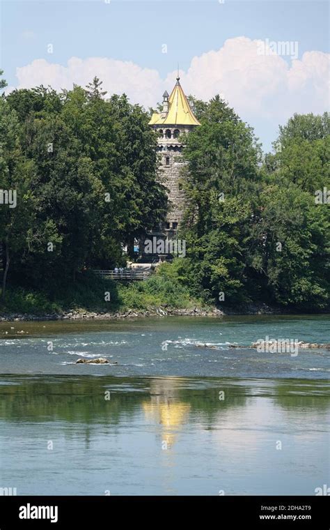 The river Lech in Landsberg Stock Photo - Alamy