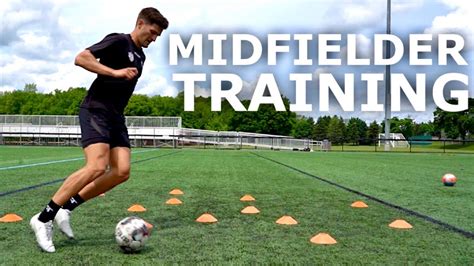 Individual Midfielder Training Session Technical Training Drills For