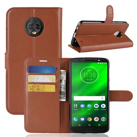 For Motorola Moto G6 Plus Case Moto G6 Plus Cover Wallet Pu Leather Back Cover Phone Case For