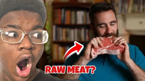 This Man Only Eats Raw Meat Youtube