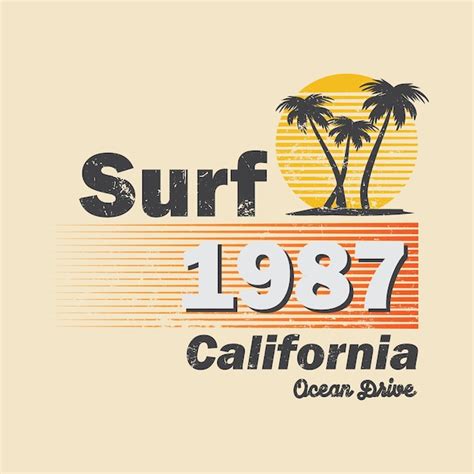 Premium Vector California Graphic Tshirt And Apparel Design