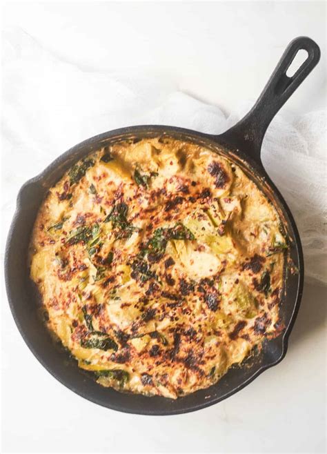 Easy Vegan Spinach Artichoke Dip Keeping The Peas