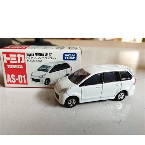 Jual Tomica Miniatur Mobil Toyota Avanza Veloz Warna Putih Diecast Kendaraan Scale 1 60 Takara