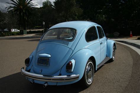 Seller Of Classic Cars 1969 Volkswagen Beetle Classic Baby Blueblack