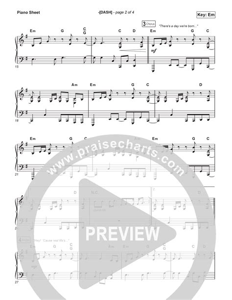 Dash Sheet Music Pdf David Crowder Tobymac Praisecharts