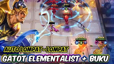 Gatot B Elementalist Buku Auto Lompat Lompat Kaya Gempa Austus