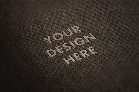 Embroidery Logo Mockup - Design Cuts