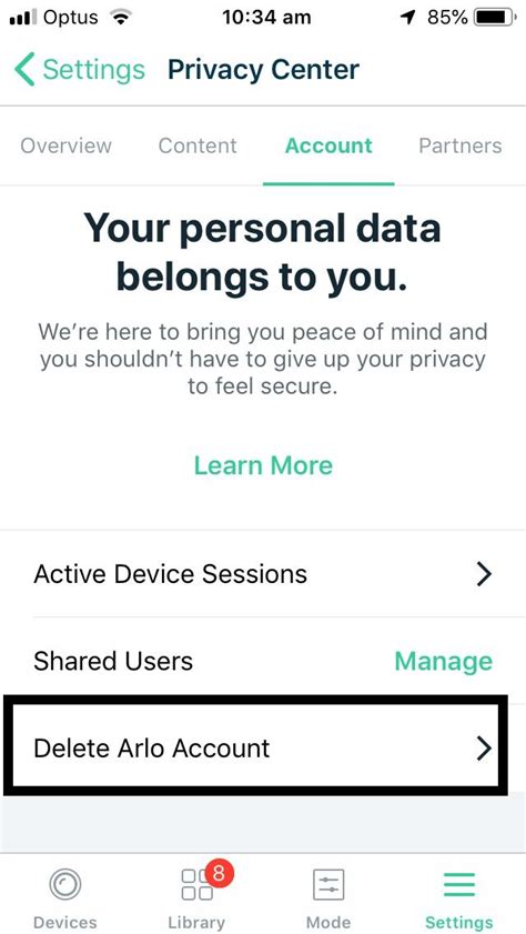 how do i delete my arlo account? - Arlo Community
