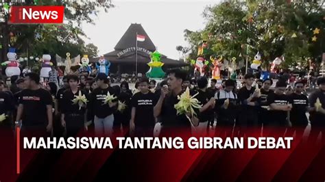 Soroti Politik Dinasti Mk Mahasiswa Tantang Gibran Debat Youtube