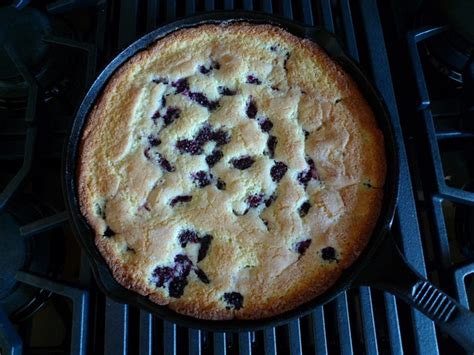 Blackberry Cornmeal Cake Recipe | Cookooree