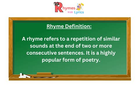 Exact Rhyme Definition, Examples Uses Video Lesson, 44% OFF