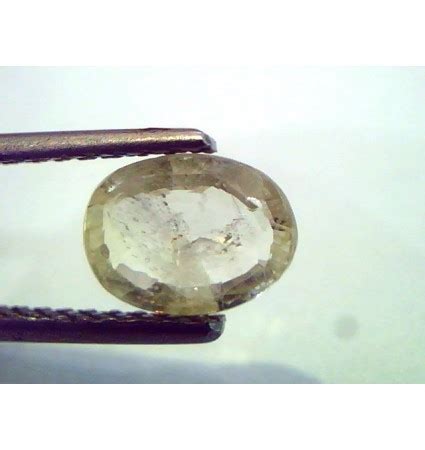 Ct Unheated Untreated Natural Ceylon Yellow Sapphire At Best Price