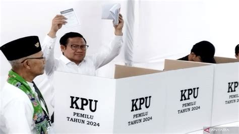 Foto Cak Imin Terharu Fotonya Ada Di Surat Suara Pilpres 5 Tahun Lalu