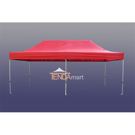 Jual Tenda Lipat Hexa Aluminium 3mx6m Polos Merah Jakarta Barat Tendalipatpraktis Tokopedia