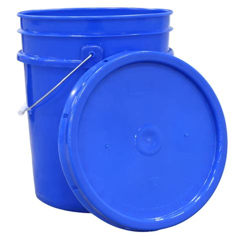 5 Gallon Bucket And Lid 90 Mil All Purpose Pail Made In The Usa Food Grade