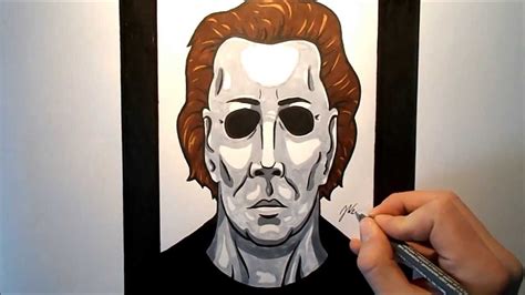 Michael Myers Mask Drawing