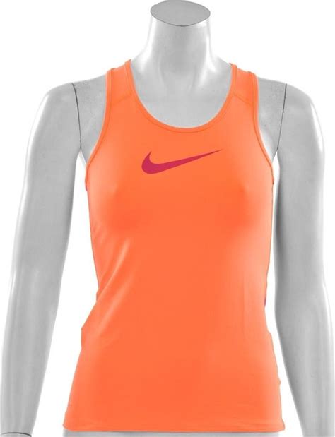 Nike Pro Core Fitted Girls Tank Top Sporttop Kinderen Maat 128 140 Atomic