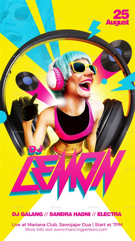 DJ Lemon Social Media by rgbryand | GraphicRiver