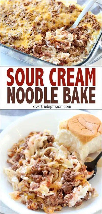 Sour Cream Noodle Bake Recipe Sour Cream Noodle Bake Ground Beef