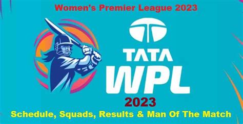 Womens Premier League Wpl 2023 Full Schedule Time In Ist Results