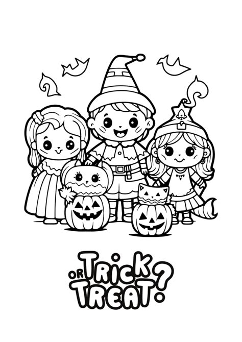 Free Printable Halloween Coloring Book Baking You Happier