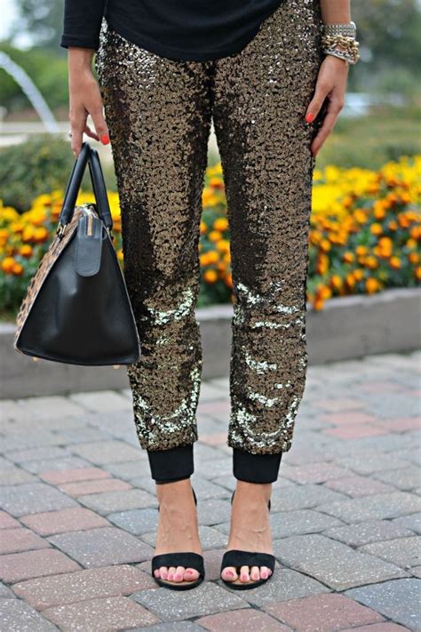 These Sequin Joggers Are Perfect To Take You From Work To Happy Hour