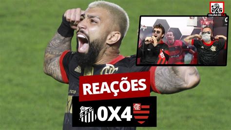 REAÇÕES SANTOS 0X4 FLAMENGO NARRAÇÃO RAFA PENIDO BRASILEIRÃO 2021