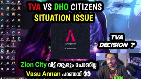 Tva Vs Dho Citizens Situation Issue Tva Decision Vasu Annan