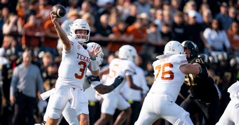 Texas Steve Sarkisian Praises Quinn Ewers His Rebound Vs Vandy