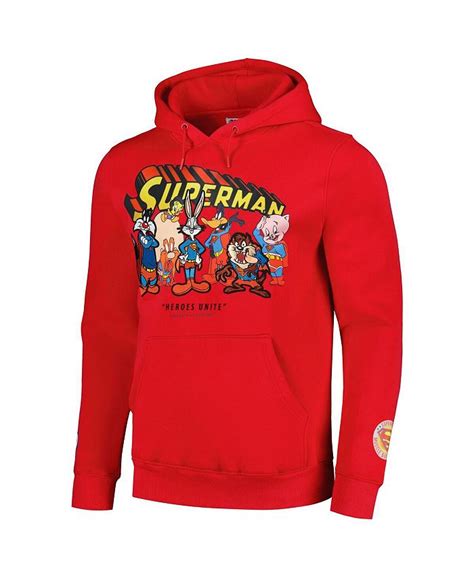 Freeze Max Mens Red Looney Tunes Pullover Hoodie Macys