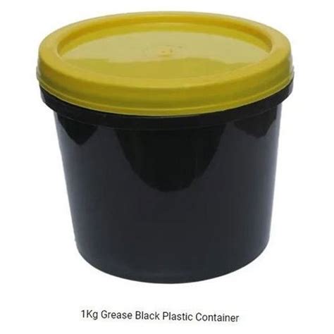 1kg Grease Black Plastic Container Hardness Rigid At Best Price In New