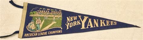 Lot Detail 30s New York Yankees American League Champions Pennant