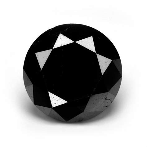 Diamond Ct Round Fancy Black Colour Treated Catawiki