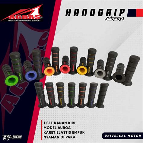 Jual AGRAS Handgrip AURORA Handfat Grip Sarung Pegangan Tangan Karet