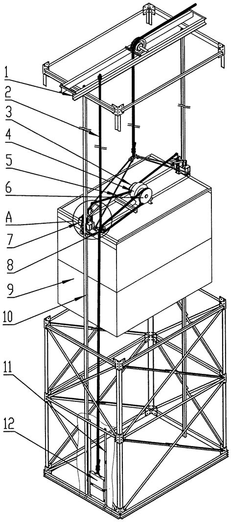 Elevator With Gradual Type Anti Falling Safety Device Eureka