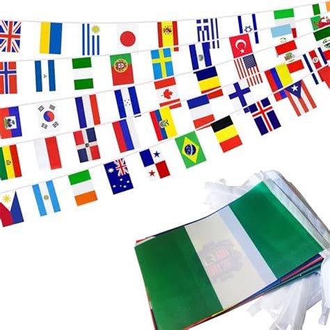 Amazon Luseoan Different Countries International String Flags