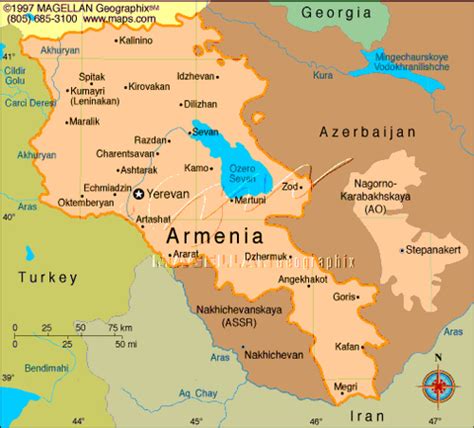 Where Is Armenia On The World Map