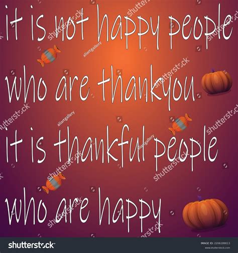 Thanksgiving Day Quotes Happy Thanksgiving Day Stock Vector (Royalty ...