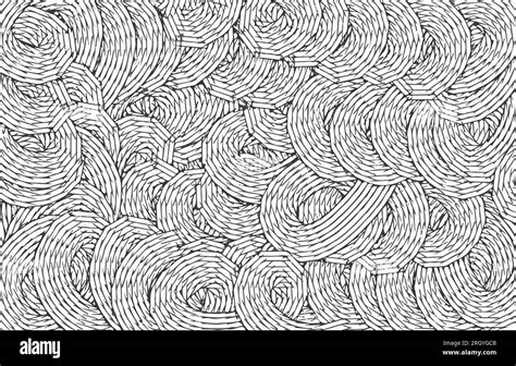 Black And White Abstract Background Spiral Circles And Swirls Psychedelic Optical Illusion